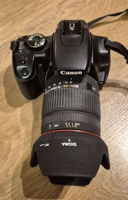 Canon 400d + Sigma 18-200 + Battery Grip BG-E3