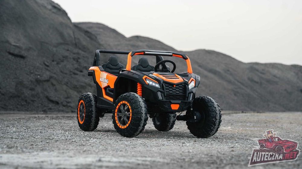 Autko na akumulator MEGA Buggy ATV Racing 4x4 POMARAŃCZOWY 24V 14Ah