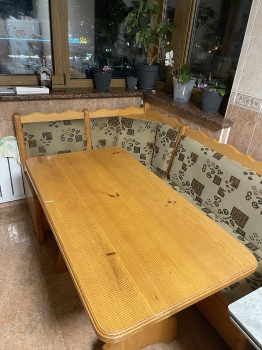 Кухонний стіл з натурального дерева (Дуб)