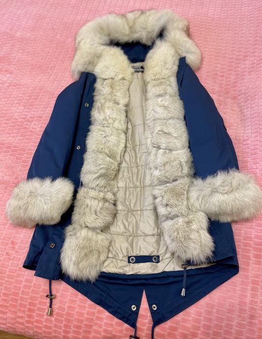 Парка натуральная женская,
