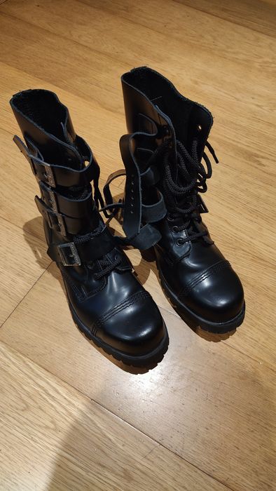 Botas masculinas estilo Heavy Metal