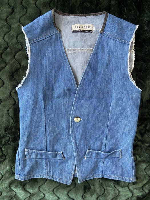 Джинсова жилетка, розмір S