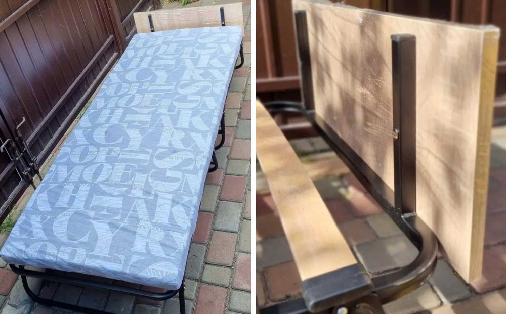 Розкладне ліжко розкладачка комплект кровать раскладушка на ламелях