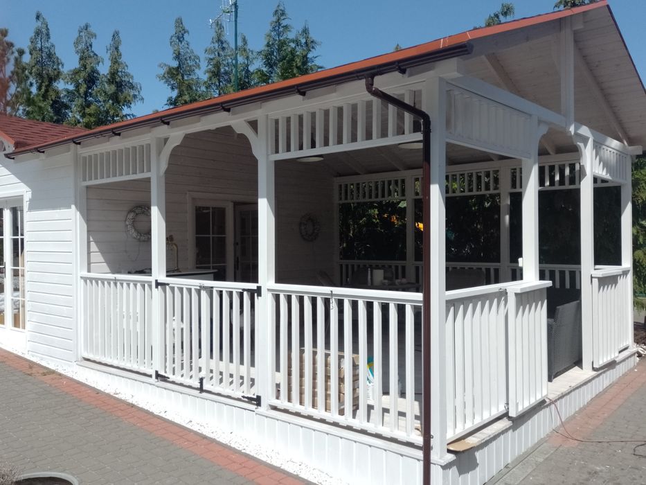 Domki, altany  tarasy