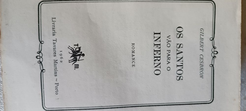 Livro Os santos vão para o inferno