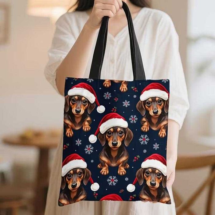 Новорічні шопери (1 ШТ. кожного принта) різдвяний аксесуар, подарунок.