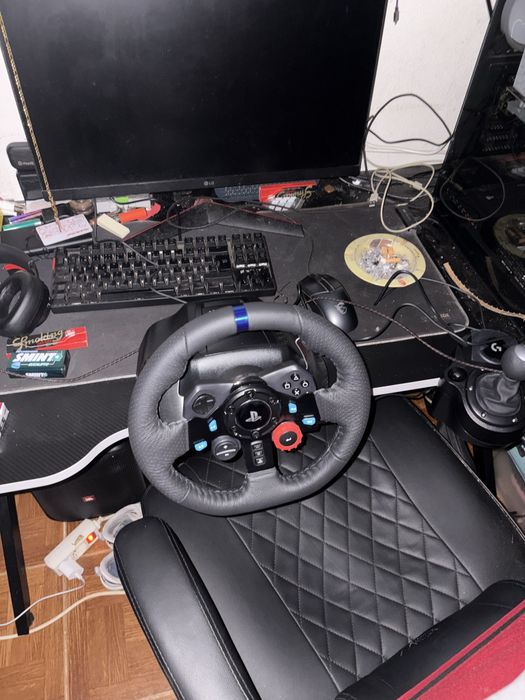 Volante g29 mais manete de velocidades