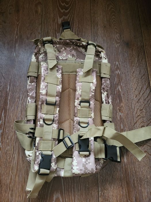 Туристичний військовий рюкзак тактичний піксель новий