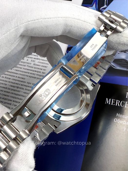 Годинник Rolex Day-Date 40 Blue Roman Dial Ролекс
