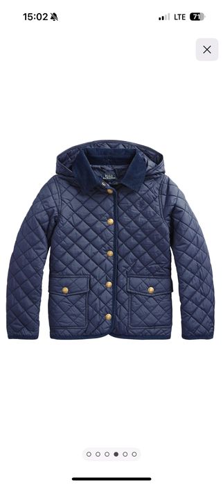 Куртка Polo Ralph Lauren оригінал нова синя розмір 14-16р.