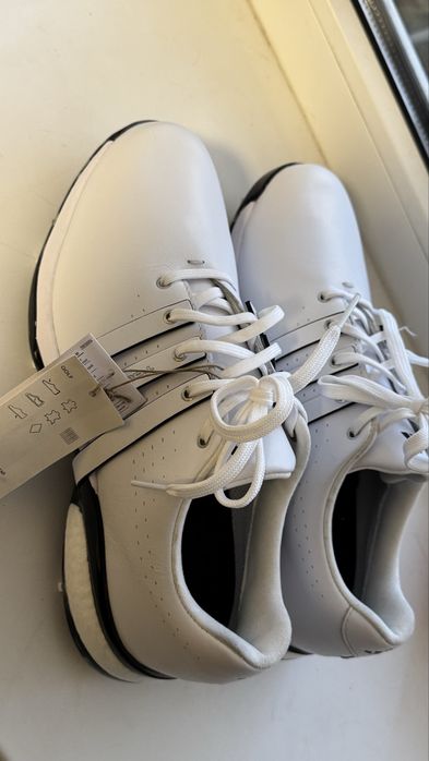 Кроссовки ботинки для гольфа с шипами adidas 26см