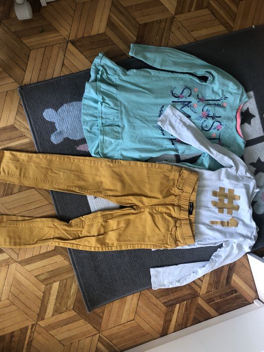 Paczka ubran dz. jesien/zima- 7/8 lat