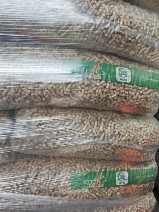 Pellet Fagnes - Certyfikat Dinplus pelet  975 kg