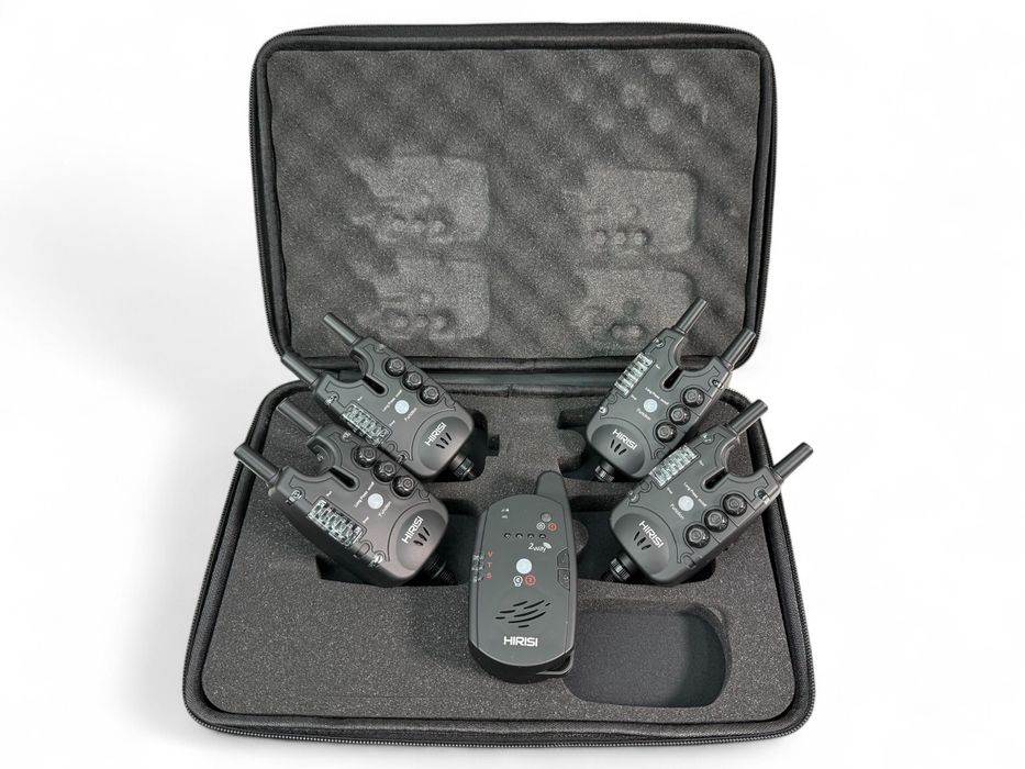 Карповые сигнализаторы поклевки Hirisi Q5 набор 4+1.