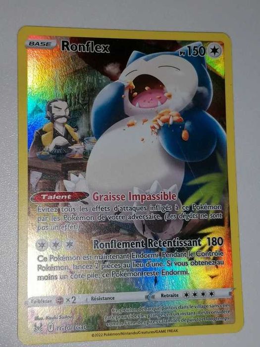 Carta Snorlax TG10/TG30 Pokémon (Francês)