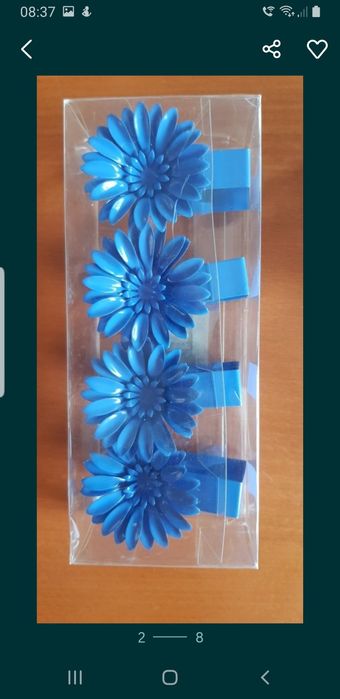 Klamry i spinki do zasłon firan efekt 3D