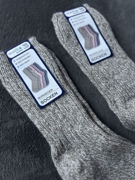 Носки вязанные теплые