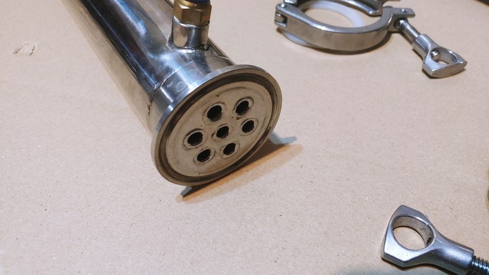 Дистіллятор бражна колонна 2 дюйми кламп джин кошик