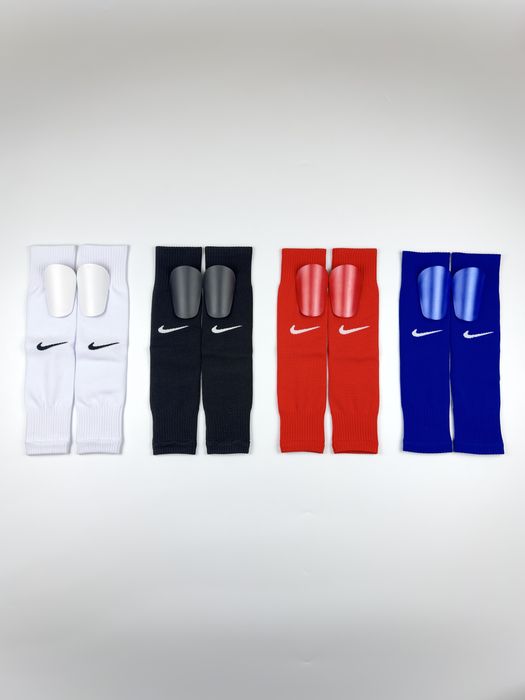 Футьольний комплект (гетри обрізки Nike + футбольні щитки)