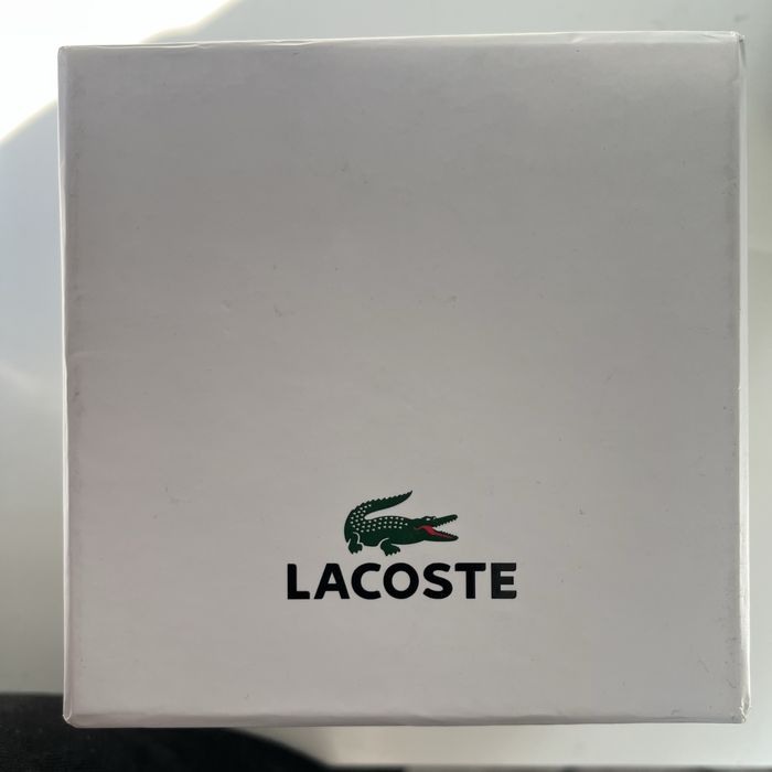 Pasek do spodni  LaCoste unisex brązowy skórzany