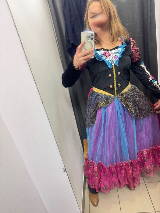 Карнавальна, новорічна сукня відьмочки, катріни санта муерте.