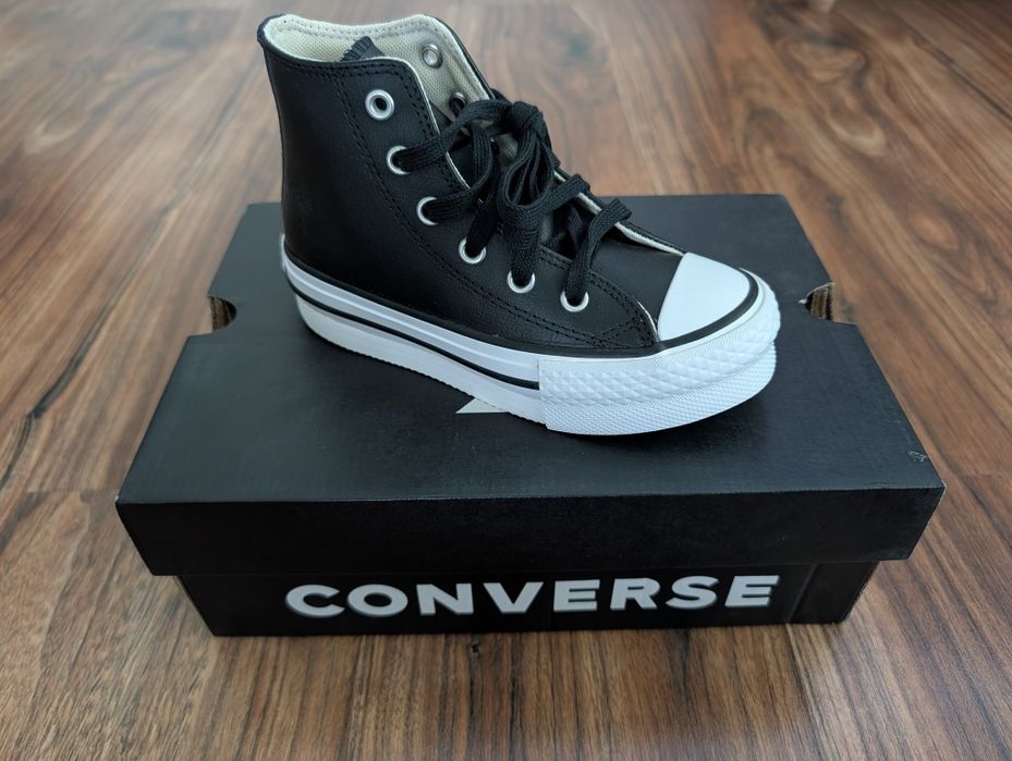 NOWE Trampki Converse Chuck Taylor EVA Lift Hi – r. 28 – Skórzane