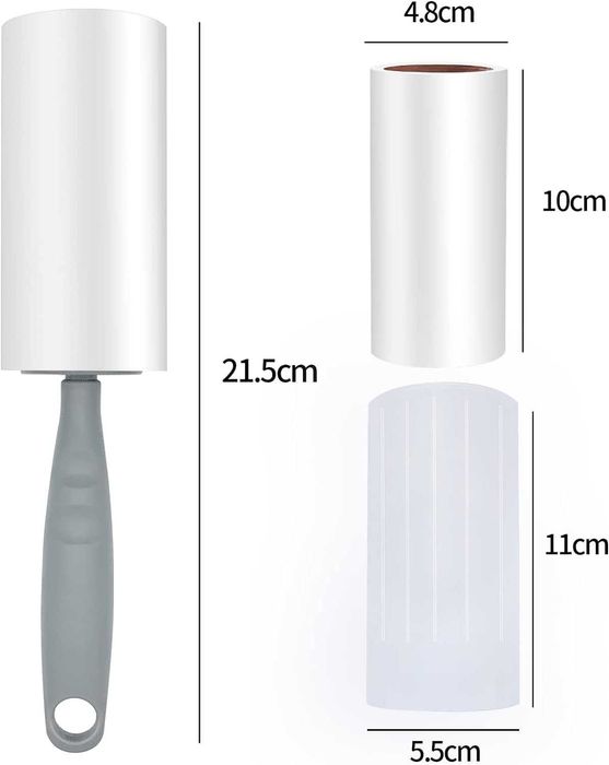 Rolka do kłaczków + 6 wkładów + 1 osłona chroniąca przed kurzem