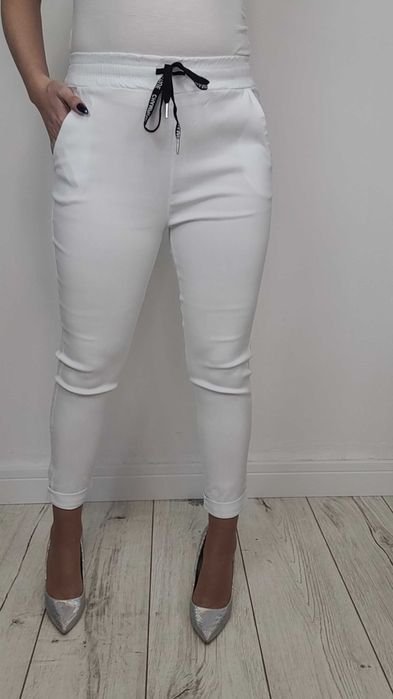 10 KOLORÓW Cygaretki S-XXL eleganckie spodnie damskie