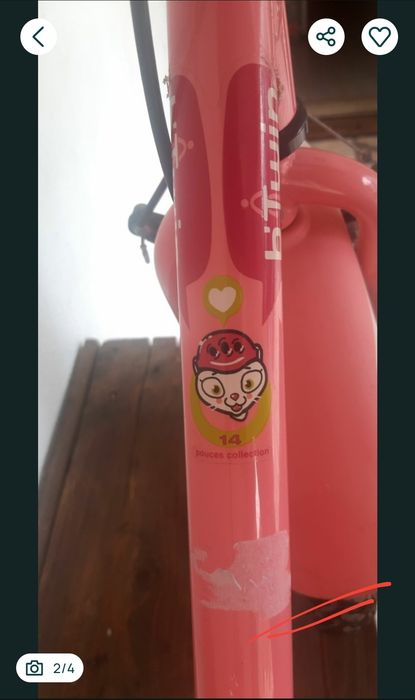 Bicicleta de criança tm14.