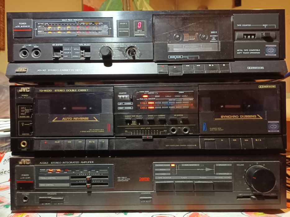 Wieża JVC A-GX2, TD-W220, KD-X2