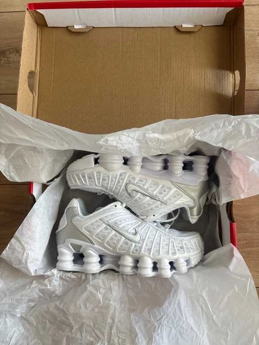Buty meskie Nike_Shox_TL Biały buty sportowe R.37.5