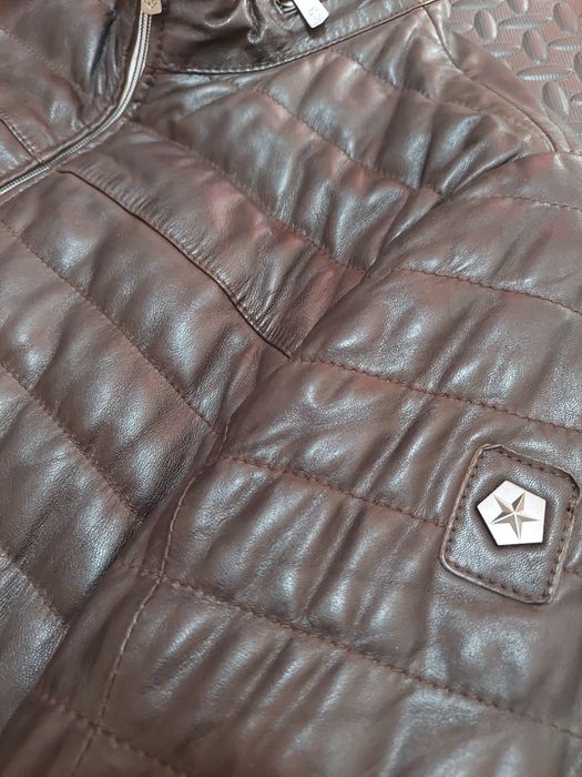 Kurtka skórzana Milestone klasa premium nowa M