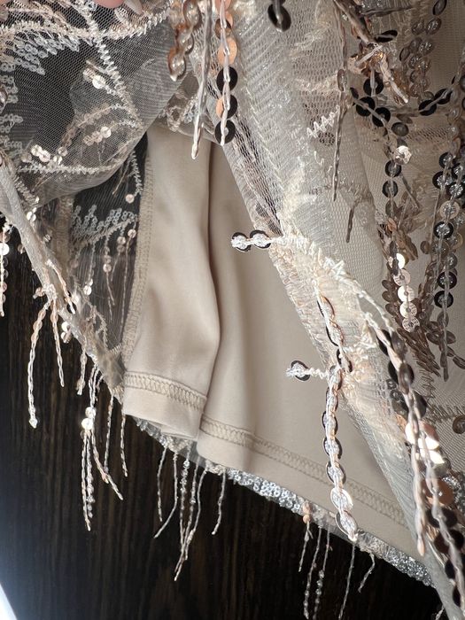 Жіноча спідниця з паєтками блискітками