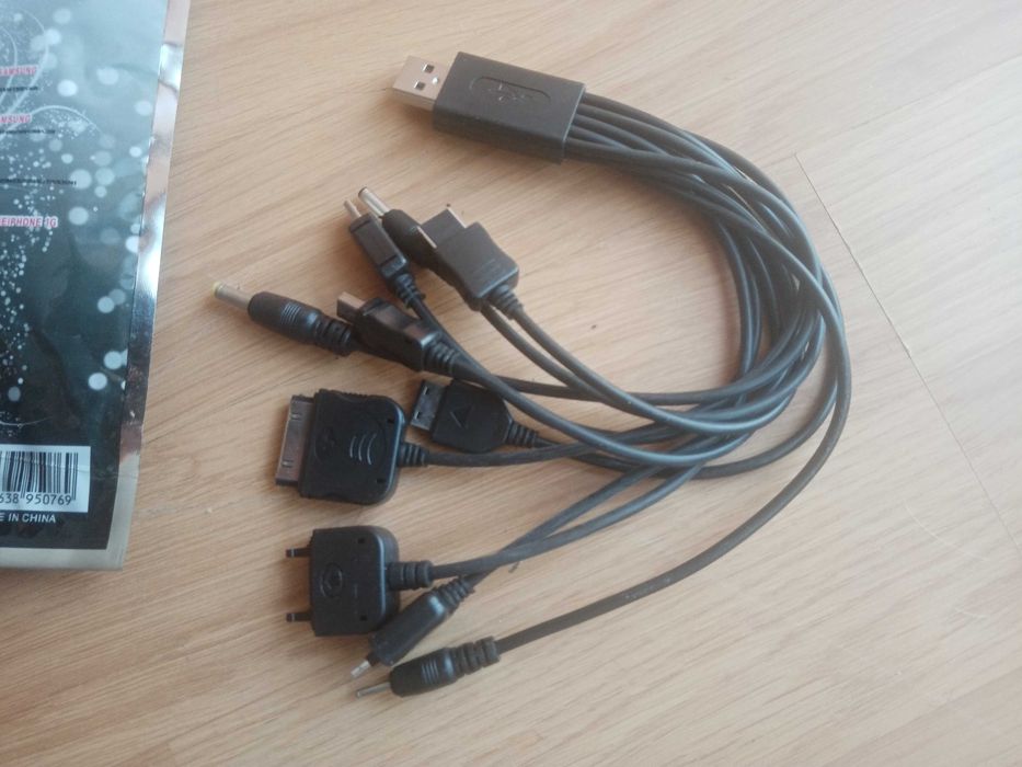NOWY kabel USB do telefonów 10w1  ( starsze modele )