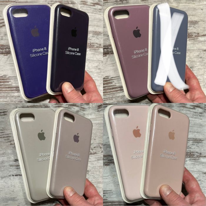 Чехол Айфон 8 silicon case iPhone 8 силиконовый чехол для айфон 70шт