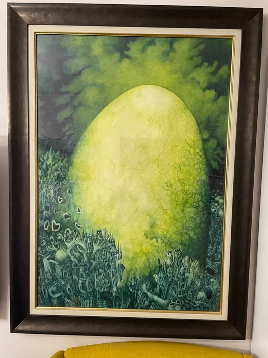 Beksiński Zdzisław Jajo Życia 1974 rok