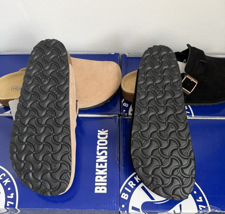 Шльопанці, клоги Birkenstock  Boston, сабо  біркеншток бостон