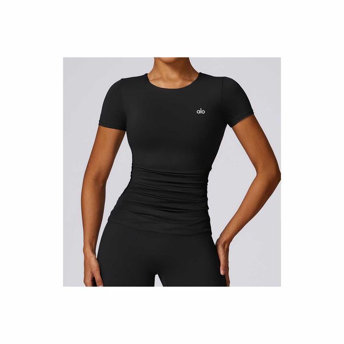 Футболка Alo Yoga Short Sleeve T-Shirt Black 85759-BK