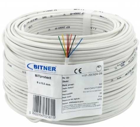 Przewód YTDY BiTprotect 8x0.5 mm Kabel ALARMOWY, DOMOFONOWY BITNER.