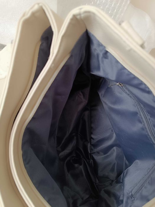 Нова розкішна сумочка слонова кістка 2 відділення на блискавці Kenguru