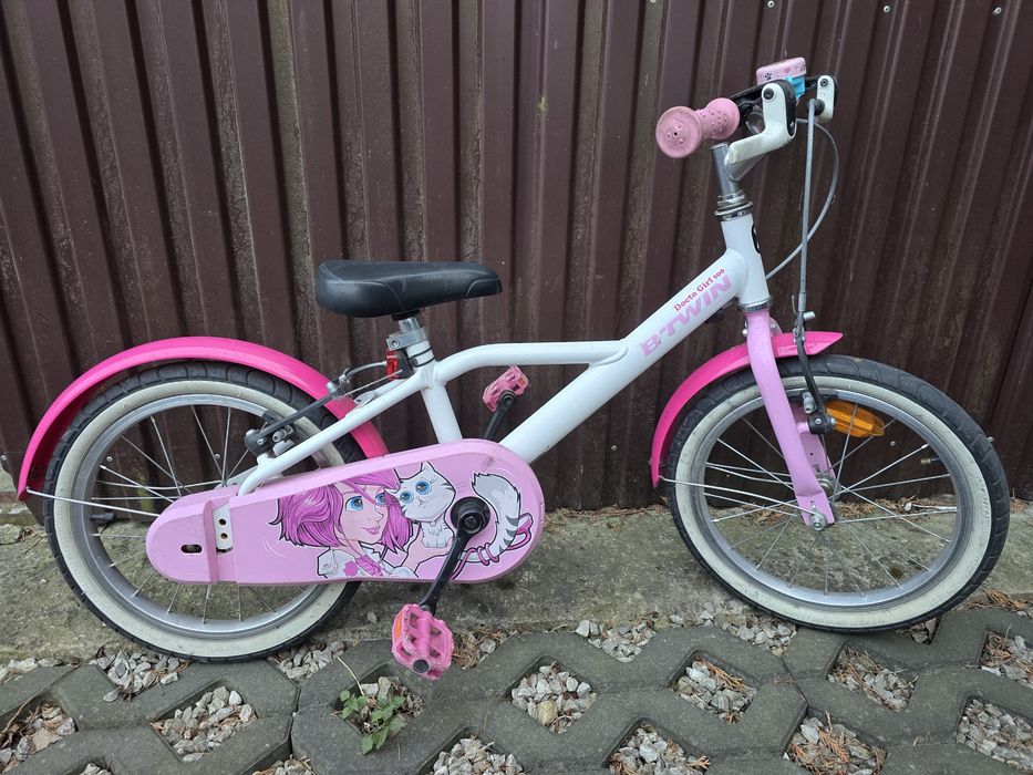 Rower dla dziewczynki BTwin 16 cali