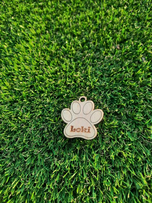 Porta-chaves de madeira - Personalizados