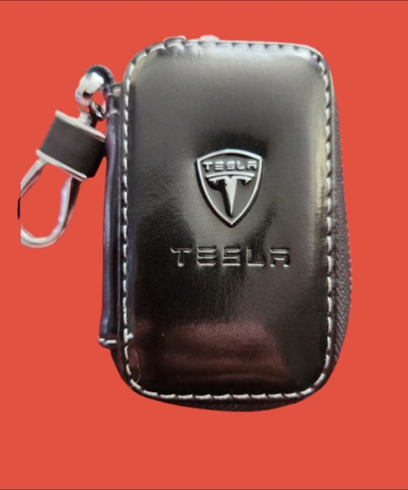 Tesla - carteira, porta chaves. Novo