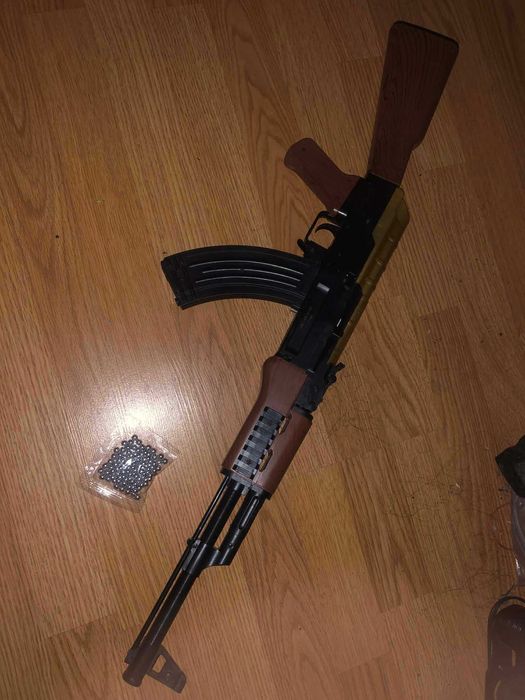 АК 47 + Лазерний приціл + кулі