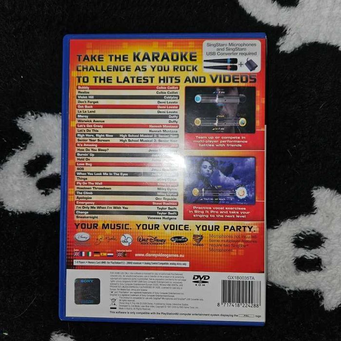 Disney Sing It - Pop Hits - Playstation 2