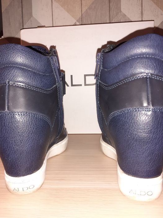 Sneakersy botki ALDO Kainer granatowe rozm.38 Stan idealny