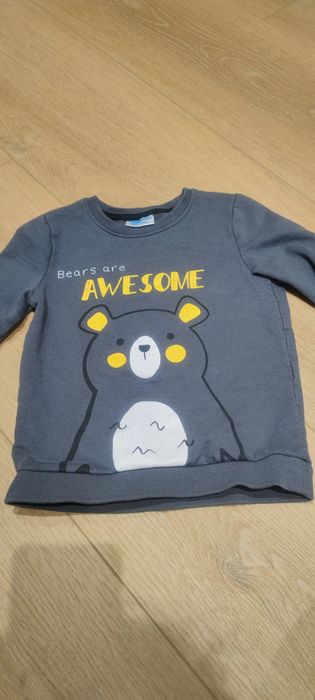 Zestaw koszula w kratę (H&M)  bluza koszulka z betoniarka