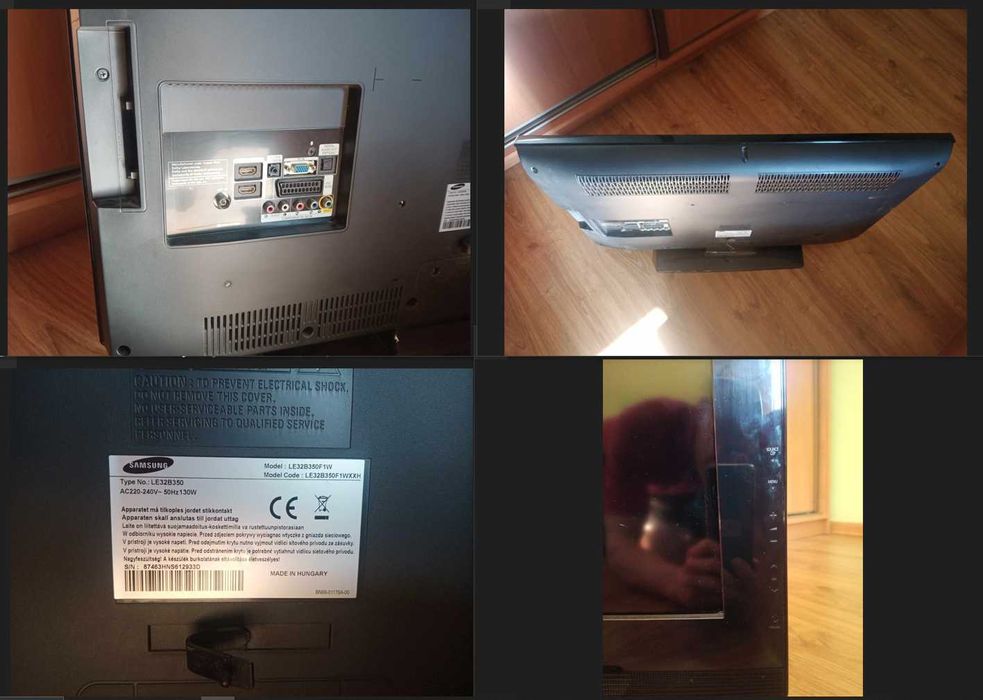 6x Telewizor SamsungLE32R71B,PS50C550G1W,PS42A410C1 LG32LF2510 Philips