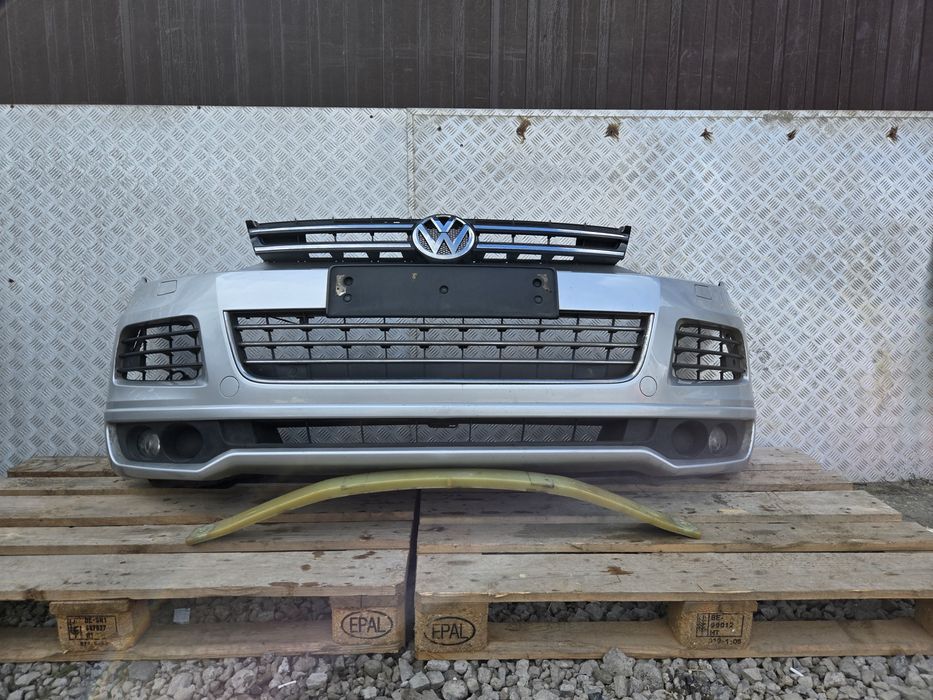Zderzak przod volkswagen touareg II 7p lx7w kompletny jak na