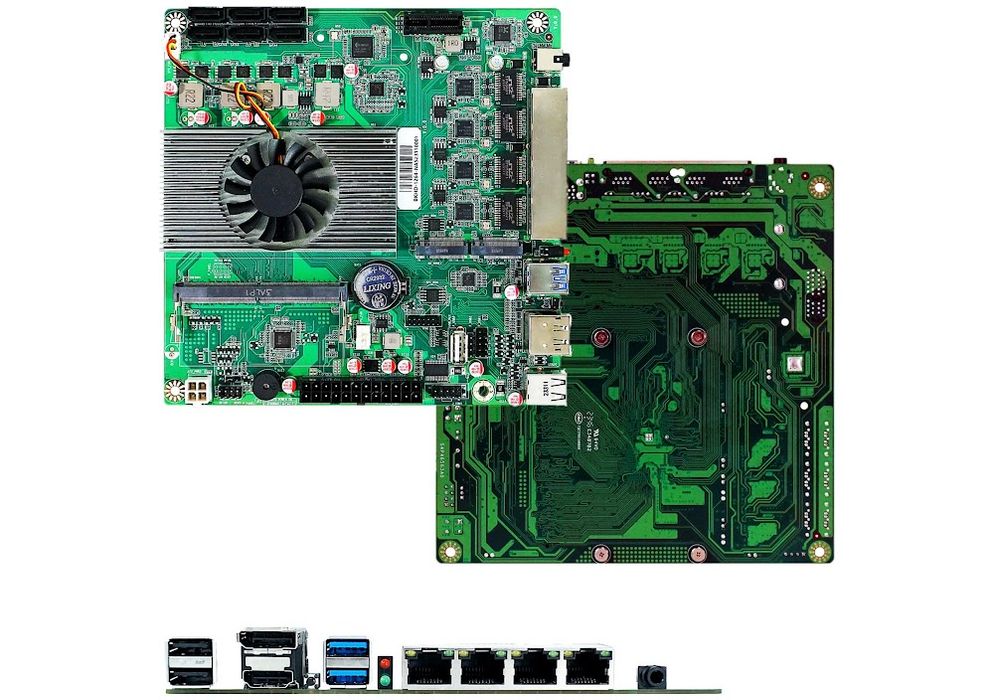 Płyta główna DDR5 N100 NAS Motherboard (Intel N100, Mini-ITX, DDR5)